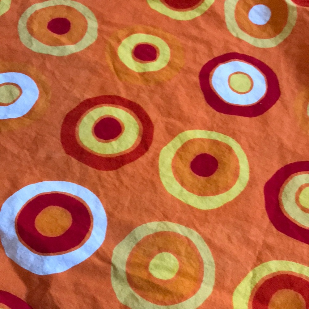 Colorful Circle Pattern Scarf - Picture 3 of 6